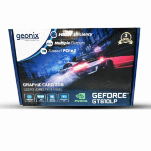 Geonix NVIDIA GT 610 2GB DDR3 Graphics Card – HDMI, VGA, DVI Support